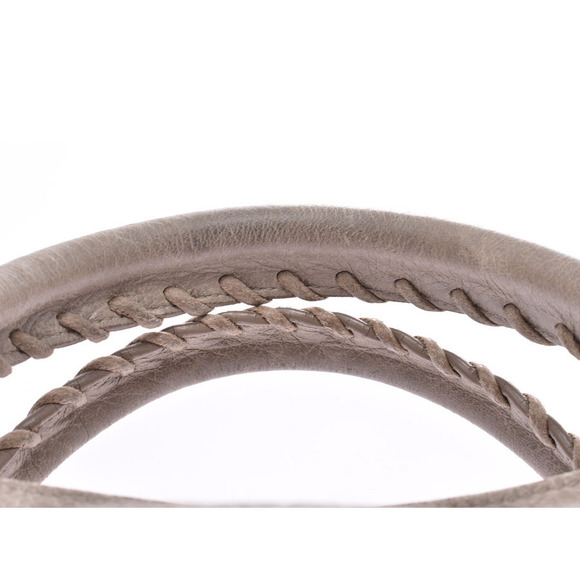 Balenciaga The City Grey Lambskin Bag Strap - Picture 4 of 9